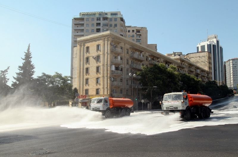 Bakıda 546 küçə dezinfeksiya edildi (FOTO)