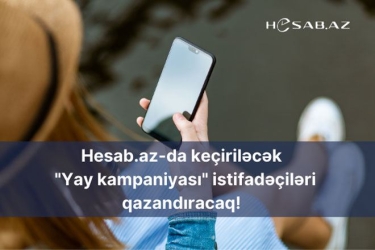 Hesab.az-da evdə oturaraq ödəniş etmək qazandırır!