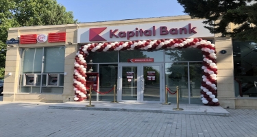 Kapital Bank yenilənən Mingəçevir filialını istifadəyə verdi (FOTO)