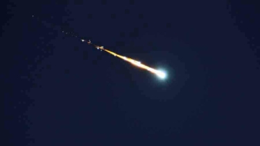 Tenerife adasının şimalında meteorit düşüb