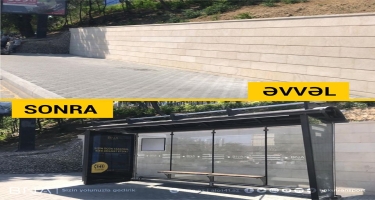 Paytaxtda 78 ünvanda avtobus dayanacağı quraşdırılıb (FOTO)