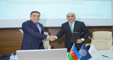 “Azərbaycan Sənaye Korporasiyası” və UNEC anlaşma memorandumu imzalayıb (FOTO)