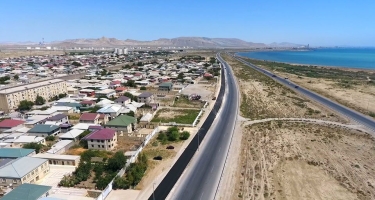 Qaradağ rayonunda  16 km yol yenidən qurulur (FOTO)