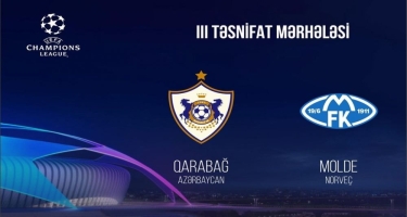 “Qarabağ” - “Molde” oyunu Kiprdə keçiriləcək
