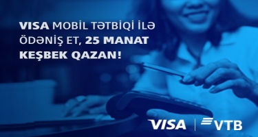 Bank VTB-nin (Azərbaycan) müştəriləri təmassız ödənişlərdə qazanacaqlar