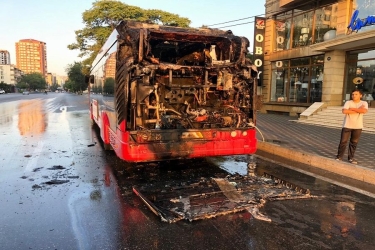 “BakuBus” avtobuslarındakı yanğına görə fransalı mütəxəssislər Bakıya çağrılıb