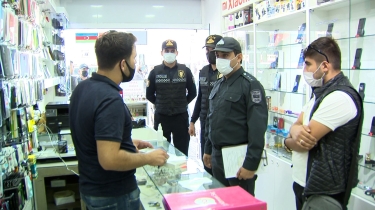 Koronavirusun qarşısının alınması məqsədi ilə paytaxt polisi növbəti tədbir keçirib (FOTO)