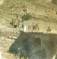 Azərbaycan bayrağı Xudafərində (FOTO/VİDEO)