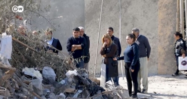 Almaniyanın “Deutsche Welle” telekanalında Ermənistanın Gəncəyə raket hücumu barədə reportaj yayımlanıb (FOTO)