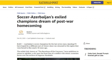 Kanadanın “National Post” qəzeti: “Qarabağ” futbol klubu Ağdama qayıtmaq arzusundadır