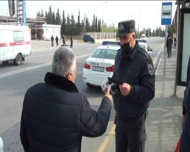 Mingəçevirdə yol polisi ictimai nəqliyyatda reyd keçirib (FOTO)