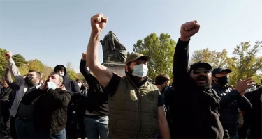 Ermənistan parlamenti qarşısında aksiya keçirilir