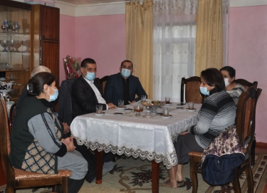 Mingəçevir Dövlət Universitetinin Vətən Müharibəsində iştirak etmiş əməkdaşlarının ailələri ziyarət edilib