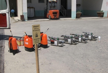 Bakı Taxıl Terminalında fumiqasiya tədbirləri həyata keçirilib (FOTO)