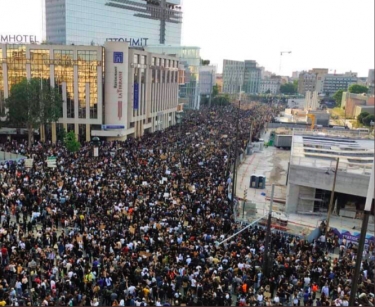 Parisdə keçirilən etiraz aksiyasında 46 min nəfər iştirak edib