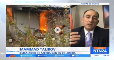 Kolumbiya televiziyası erməni təcavüzünün nəticələrini işıqlandırıb (FOTO/VİDEO)