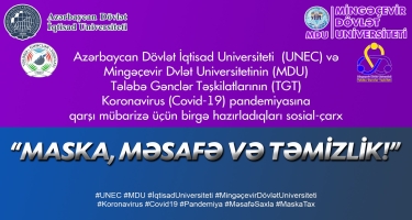 UNEC və MDU COVİD-19-la mübarizəyə qarşı birgə sosial çarx hazırlayıblar