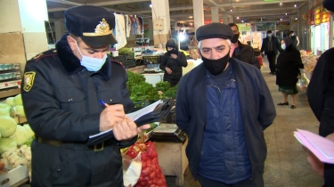 Abşeronda polis koronavirusla mübarizə tədbirlərini gücləndirdi (FOTO/VİDEO)