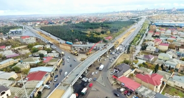 Sulutəpə dairəsində yeni qovşağının inşası tamamlanmaq üzrədir (FOTO/VİDEO)