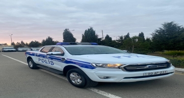 Azərbaycan polisinə yeni xidməti avtomobillər verildi (FOTO)