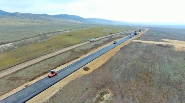 Suqovuşan və Talış kəndlərinə gedən yolların asfaltlanmasına başlanılıb (FOTO/VİDEO)