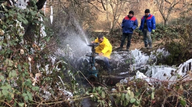 Şuşaya ikinci mənbədən içməli su verildi (FOTO)