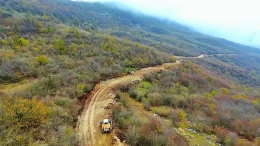 Şuşaya çəkilən yeni yolun uzunluğunda dəyişiklik edilib