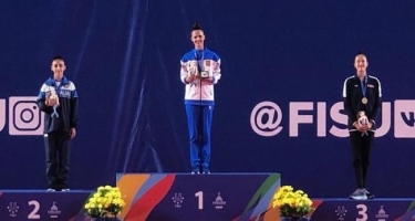 Azərbaycanlı gimnast Universiadada gümüş medal qazanıb