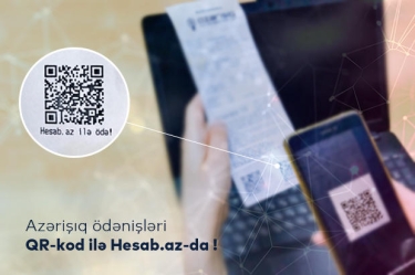 Hesab.az QR kod ilə ödənişin tətbiqini genişləndirir! (VİDEO)