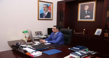 Rektor Elmar Qasımov Prezident təqaüdçüləri ilə onlayn görüş keçirib (FOTO)