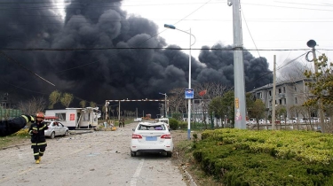 Çində fabrikdə PARTLAYIŞ olub