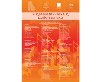 XI Qəbələ Beynəlxalq Musiqi Festivalında 11 ölkədən musiqiçilər çıxış edəcək (FOTO)