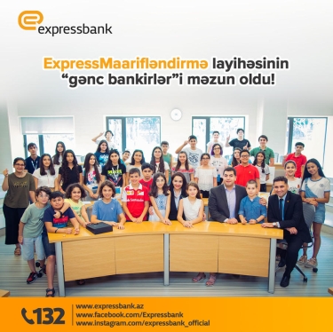 ExpressMaarifləndirmə layihəsinin “gənc bankirlər”i məzun oldu (FOTO)