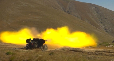 Əlahiddə Ümumqoşun Orduda artilleriya və minaatan bölmələri yoxlanılıb (FOTO/VİDEO)