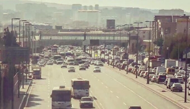 Ziya Bünyadovda qəza - yolun hər iki tərəfində tıxac yarandı (FOTO)