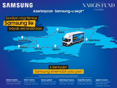 «Azərbaycan Samsung-u seçir» - “Nargis” Fondunun dəstəyi ilə Samsung şirkətindən yeni irimiqyaslı layihə