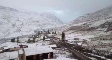 ETSN: Böyük Qafqazın yüksək dağlıq ərazilərinə qarın yağması normal hidrometeoroloji haldır