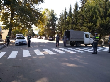 Dərs ili ilə əlaqədar Xaçmaz polisi tədbirlərı başlayıb (FOTO)