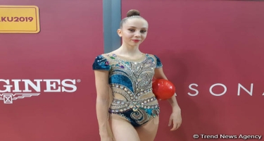 Litva gimnasti: Dünya çempionatının açılış mərasimi ecazkar idi