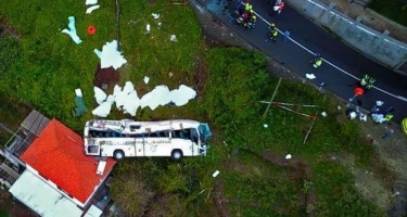 Turist avtobusunun qəzası nəticəsində 4 nəfər ölüb