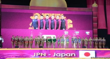 Yaponiya komandası 5 topla qrup hərəkətlərində Dünya Çempionatının qızıl medalını qazanıb