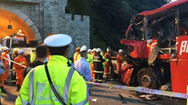 Çində yol qəzası nəticəsində  insanlar xəsarət alıblar, ölənlər var