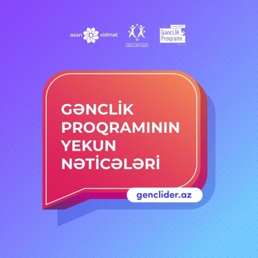 “GəncLİK” proqramının iştirakçıları məlum oldu