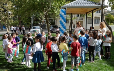 “Bizim həyət” layihəsi çərçivəsində daha bir həyət abadlaşdırılıb