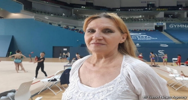 Məşqçi: Milli Gimnastika Arenasında gimnastlar üçün gözəl şərait yaradılıb