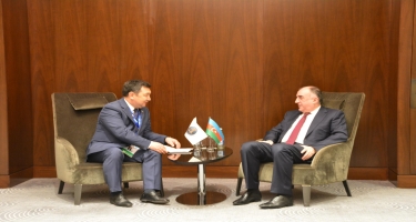 Elmar Məmmədyarov Türk Akademiyasının Prezidenti ilə görüşüb (FOTO)
