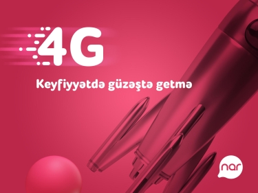 “Nar” 4G istifadəçilərinin sayı il ərzində 85 faiz artıb