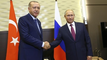 Ərdoğan və Putin arasında görüş başladı - Soçidə (FOTO)