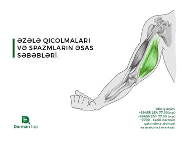 Əzələ qıcolmaları və spazmların əsas səbəbləri (FOTO)