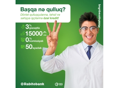 Rabitəbank-dan dövlət qulluqçularına xüsusi təklif!